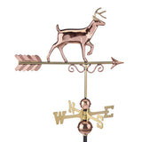 Proud Buck Deer Copper Farmhouse Weathervane