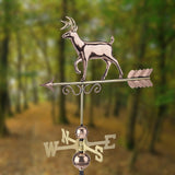 Proud Buck Deer Copper Farmhouse Weathervane