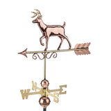 Proud Buck Deer Copper Farmhouse Weathervane
