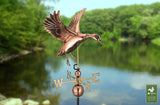 Landing Duck Copper Farmhouse Weathervane