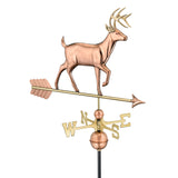 Stag Deer Copper Farmhouse Weathervane