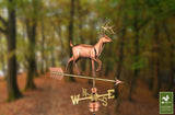 Stag Deer Copper Farmhouse Weathervane