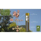 Bantam Rooster Copper Farmhouse Weathervane