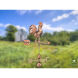 Bantam Rooster Copper Farmhouse Weathervane