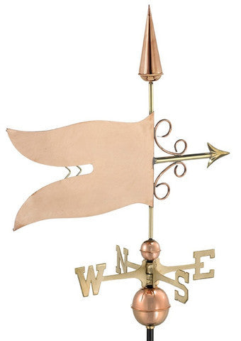 Banner Copper Farmhouse Weathervane