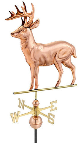 Deer Copper Farmhouse Weathervane