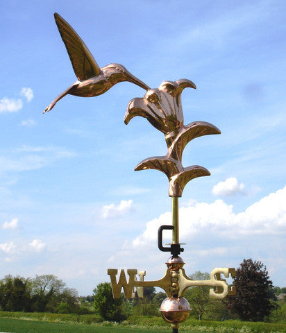 Humming Bird Copper Cottage Weathervane