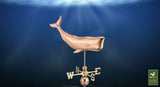 Whale Copper Farmhouse Weathervane