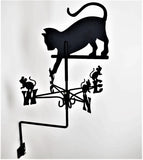 Traditional Cat Chasing Mouse Weathervane