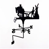 Traditional Ploughing with Horse Weathervane