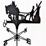 Traditional Ploughing with Horse Weathervane