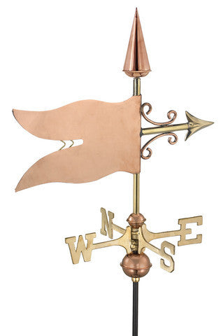 Banner Copper Cottage Weathervane