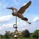 Blue Heron Copper Cottage Weathervane